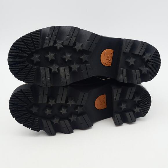 NEW Sorel Women's 7 Joan Now Lace Waterproof Boot Black Leather NO BOX - Picture 11 of 11